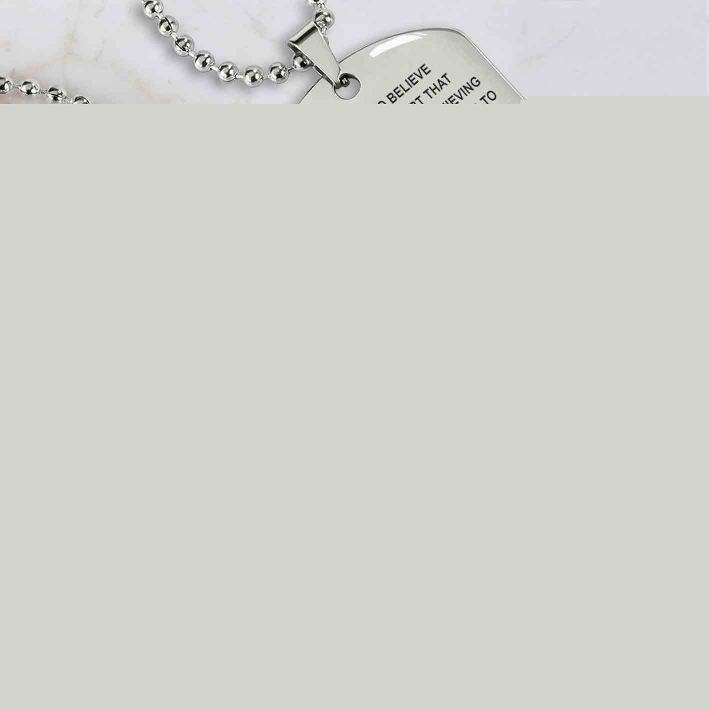 Sport Personalized Double Sided Dog Tag I Will Always Be Your No 1 Fan - You Will Never Lose Gift From Dad To Son