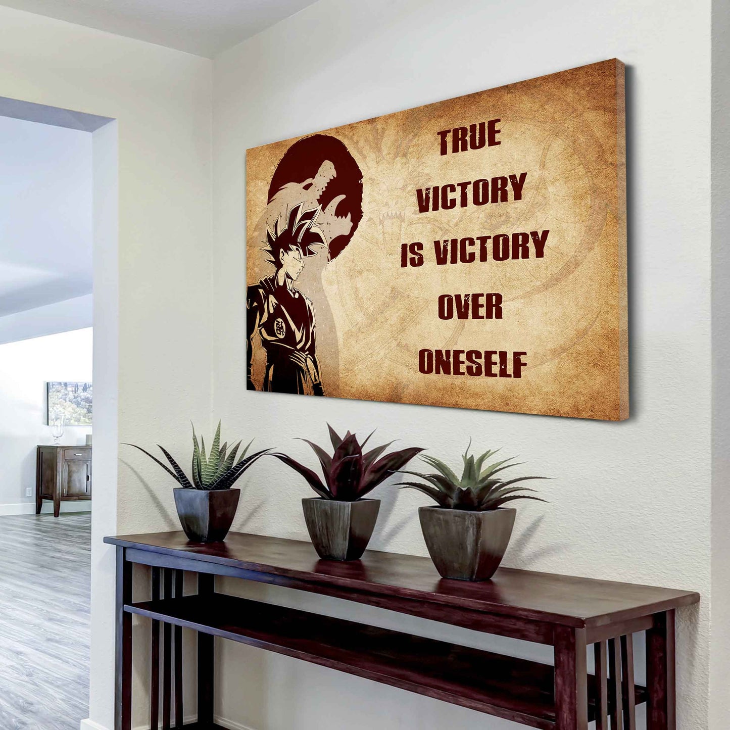 Knight Templar Poster Canvas True Victory Is Victory Over Oneself Gift For Your Friend