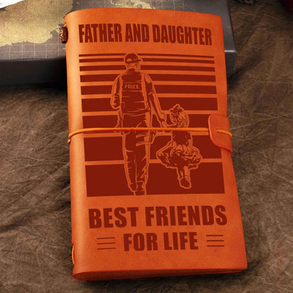 Family Customizable vintage journal notebook, Father And Son Best Friend For Life Vintagegift For Father Day