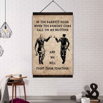 Viking brother canvas