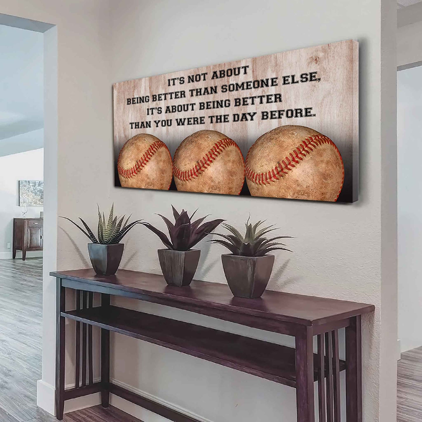 Personalized Basketball Poster Canvas It Is Not About Being Better Than Someone Else It's About Being Better Than You Were The Day Before