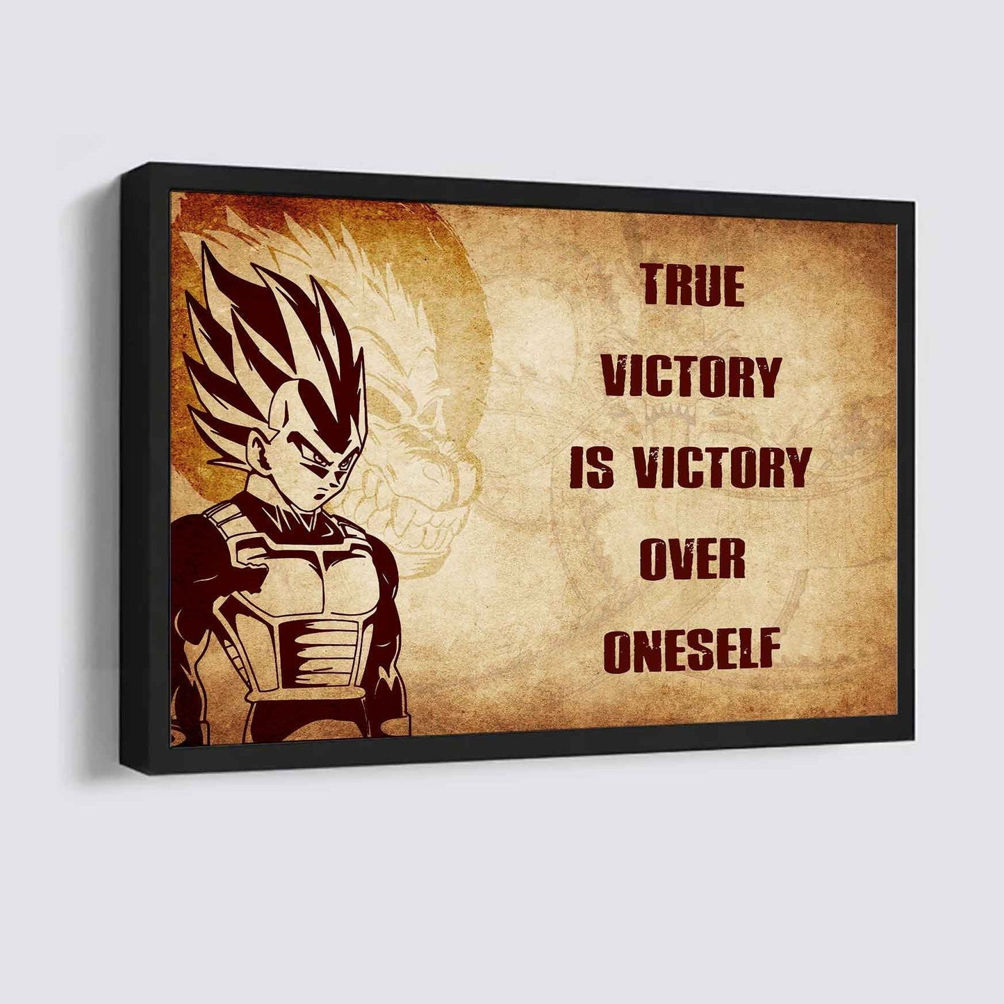 Soldier Poster Canvas True Victory Is Victory Over Oneself Gift For Your Friend