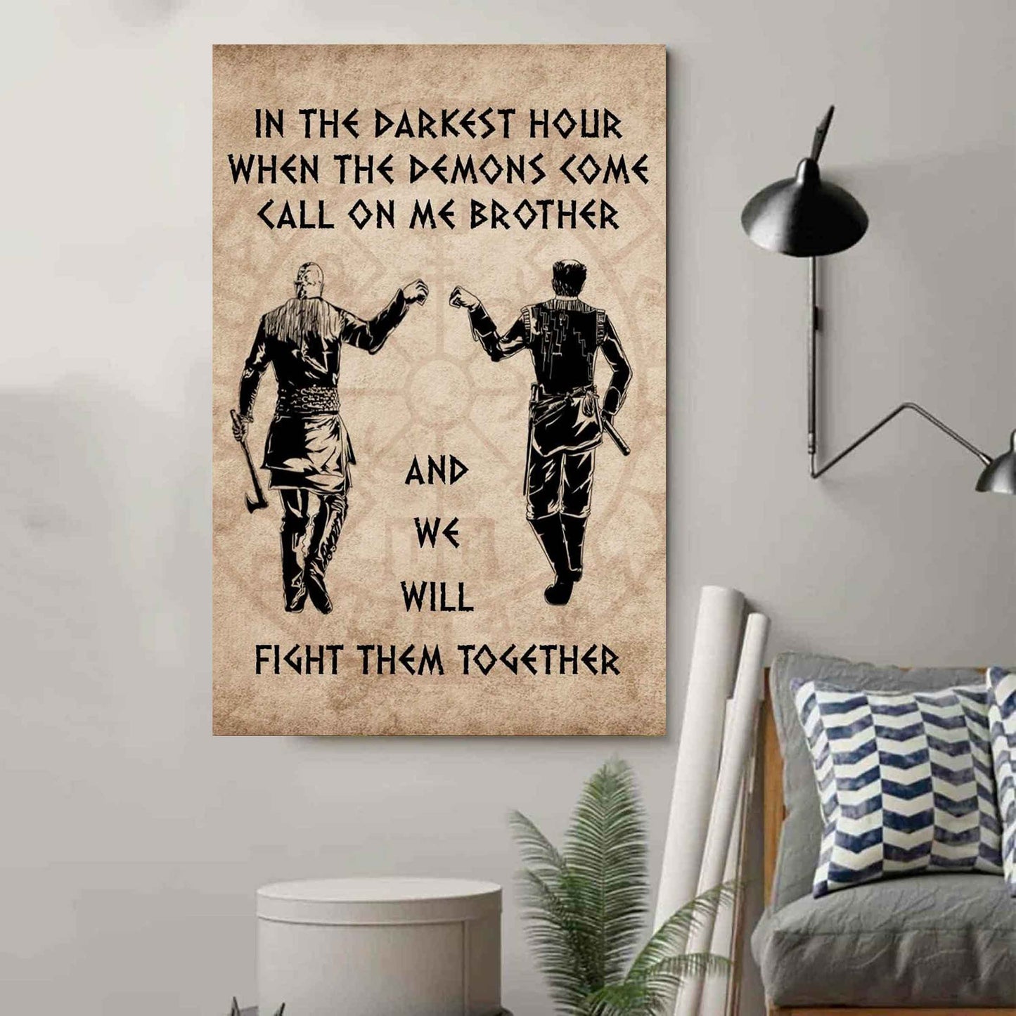Viking brother canvas