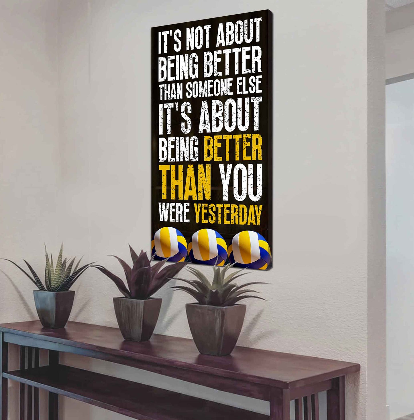 American Football-It is not About Being Better Than Someone Else It is about being better than you were the day before.