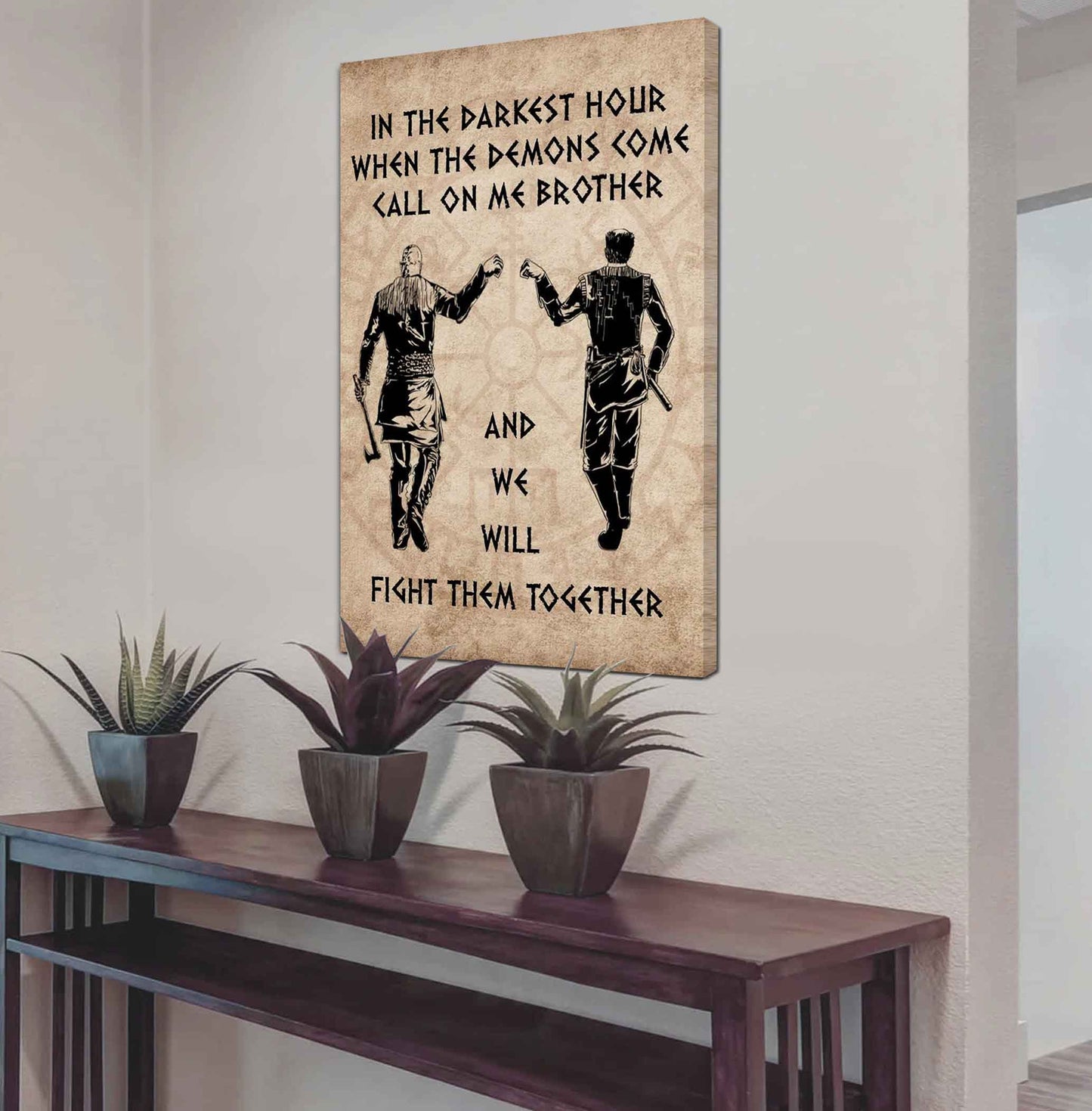 Viking brother canvas