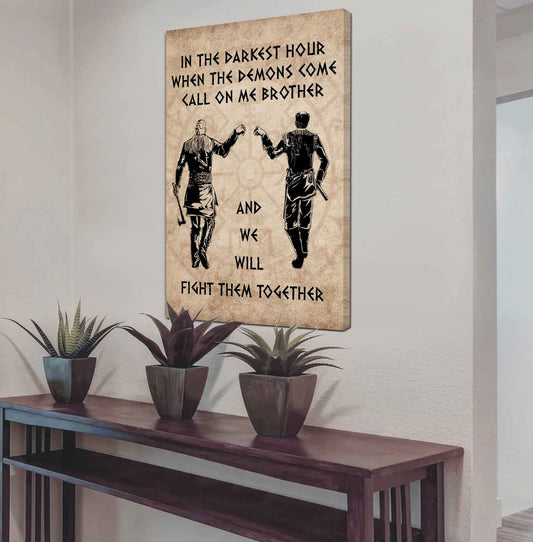 Viking brother canvas