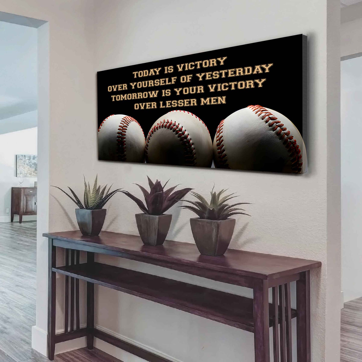 Soccer Poster Canvas - Today Is Victory Over Yourself Over Yourself Of Yesterday Tomorrow Is Your Victory Over Lesser Men