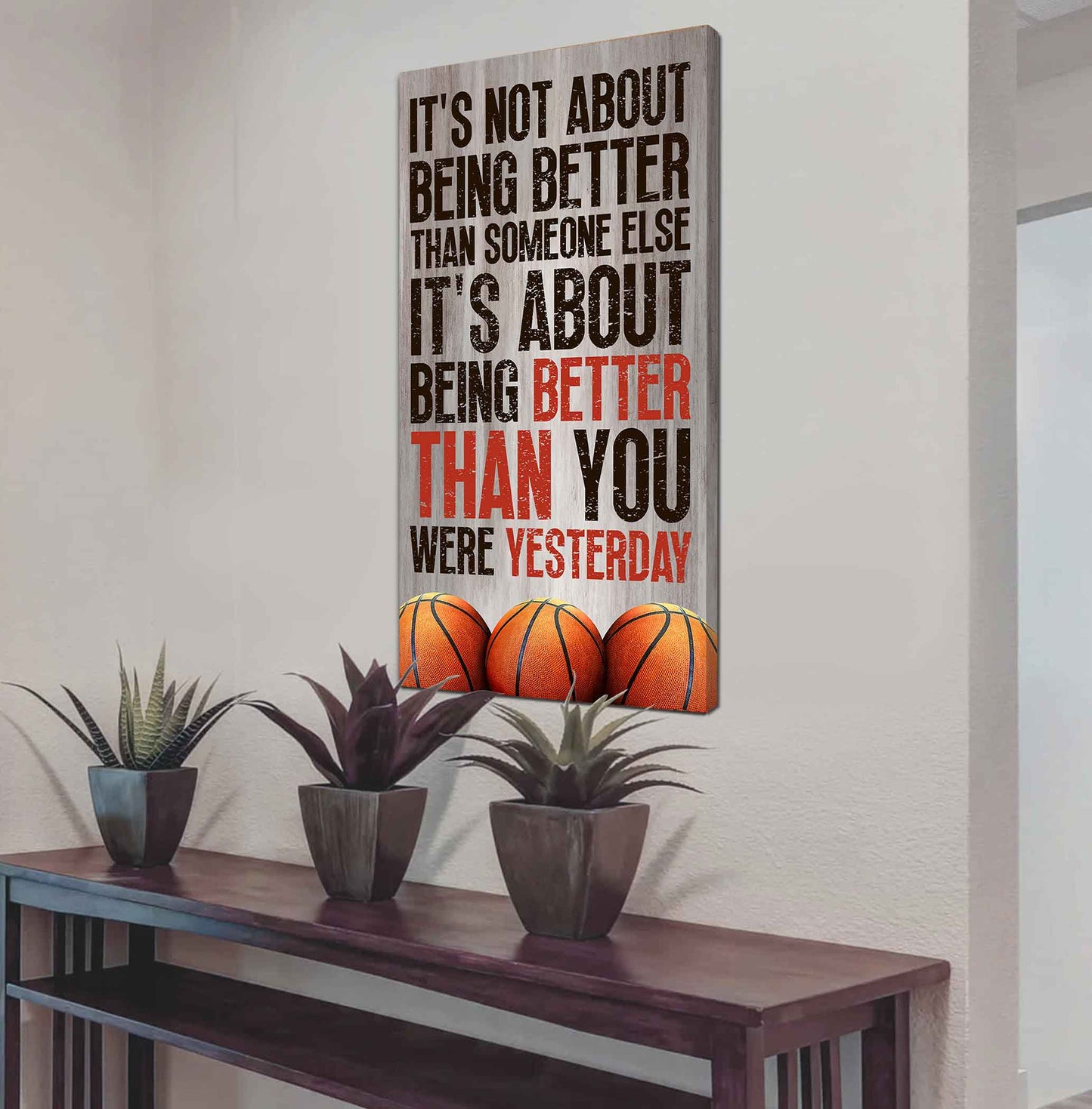 American Football-It is not About Being Better Than Someone Else It is about being better than you were the day before.