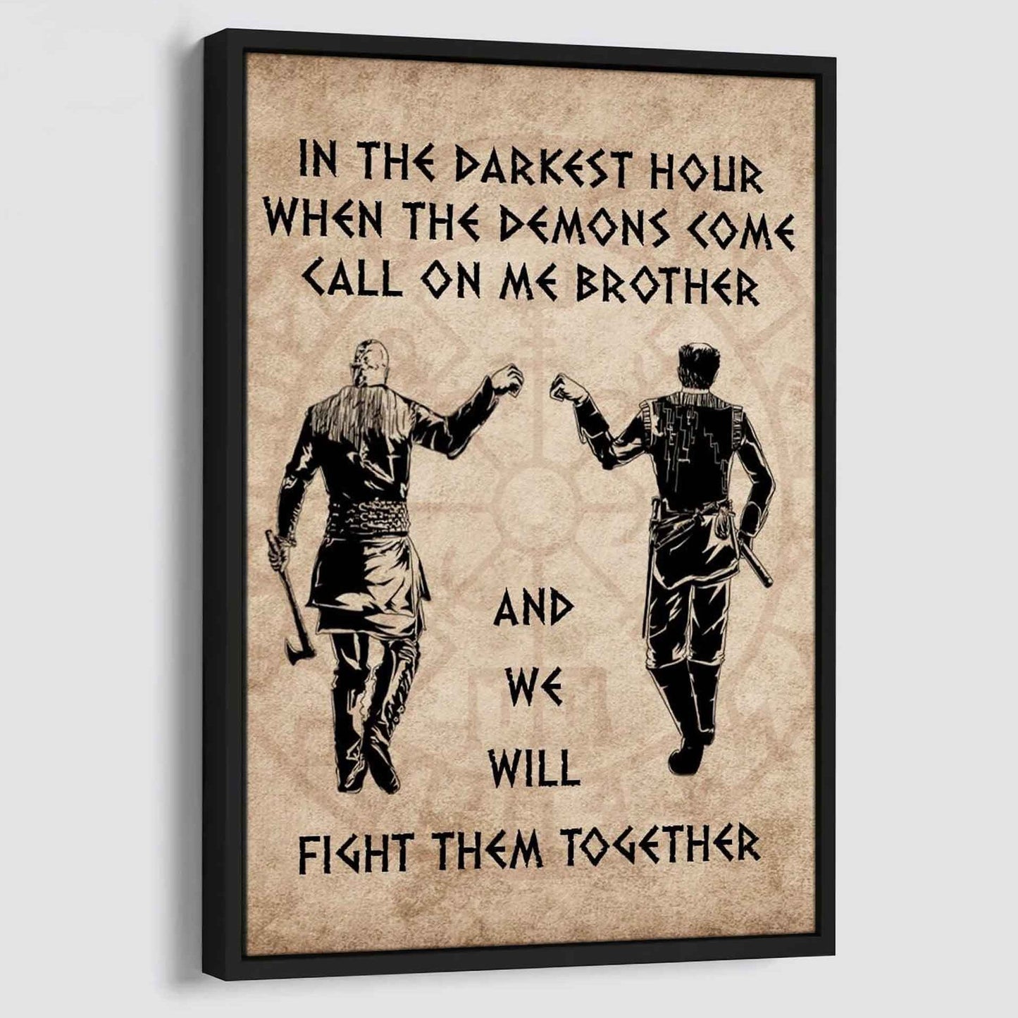 Viking brother canvas