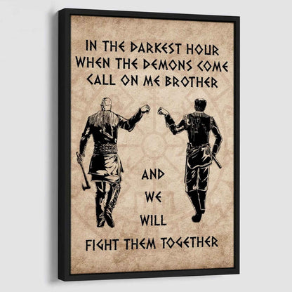 Viking brother canvas