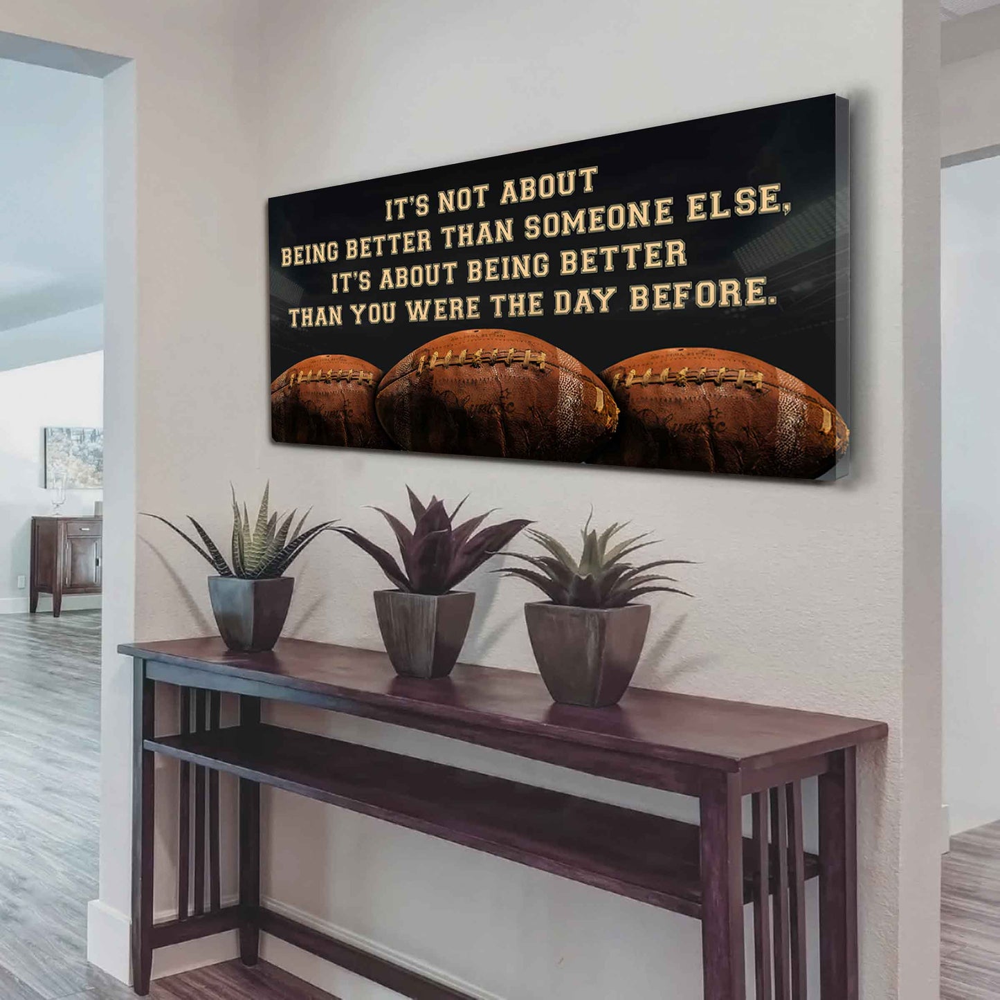 Personalized Basketball Poster Canvas It Is Not About Being Better Than Someone Else It's About Being Better Than You Were The Day Before