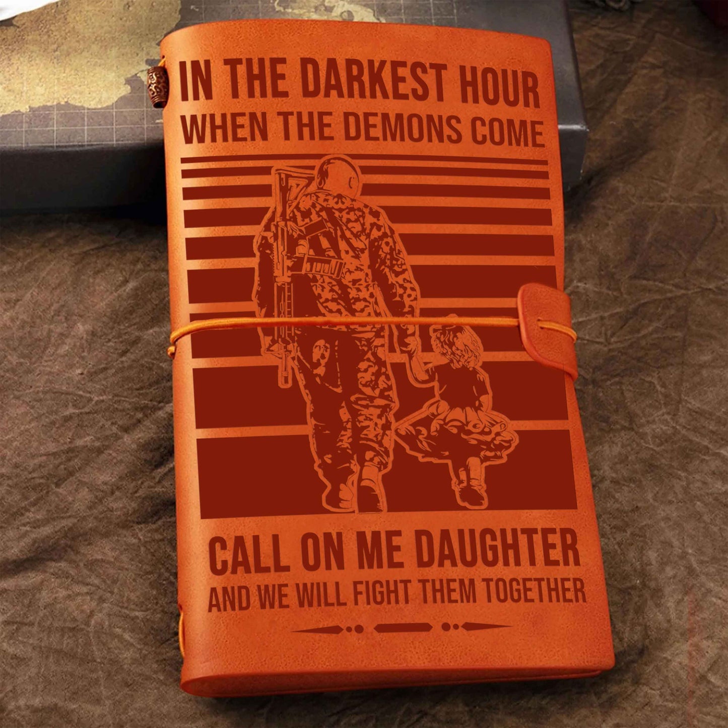 To My Daughter Journal Call On Me Daughter From Dad Gift For Your Daughter