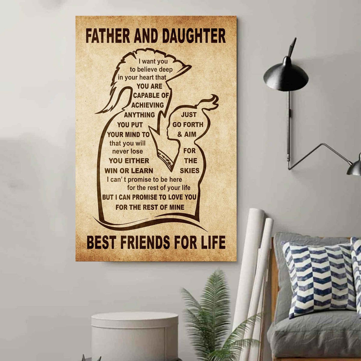Personalized Family Poster Canvas You Will Never Lose You Either Win Or Learn To My Son Gift From Dad Gift For Your Son