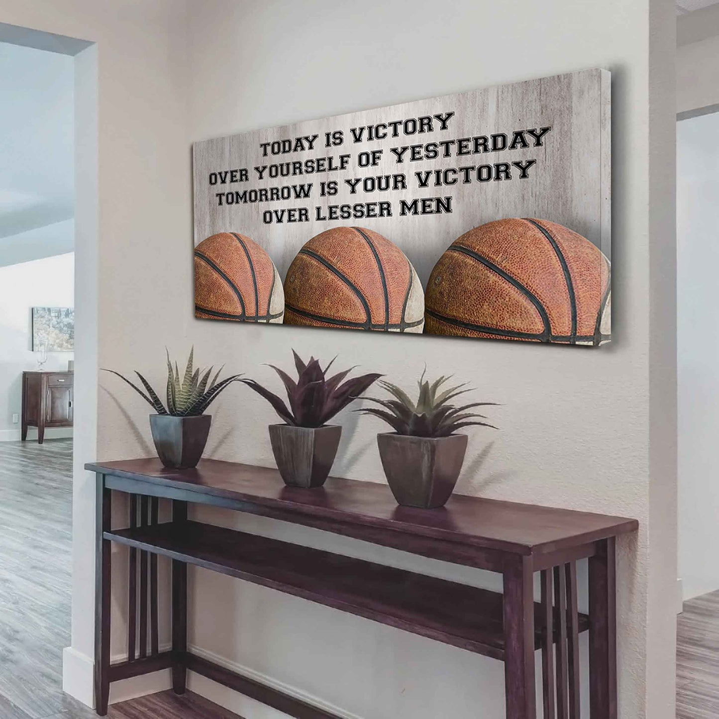Baseball Poster Canvas - Today Is Victory Over Yourself Over Yourself Of Yesterday Tomorrow Is Your Victory Over Lesser Men