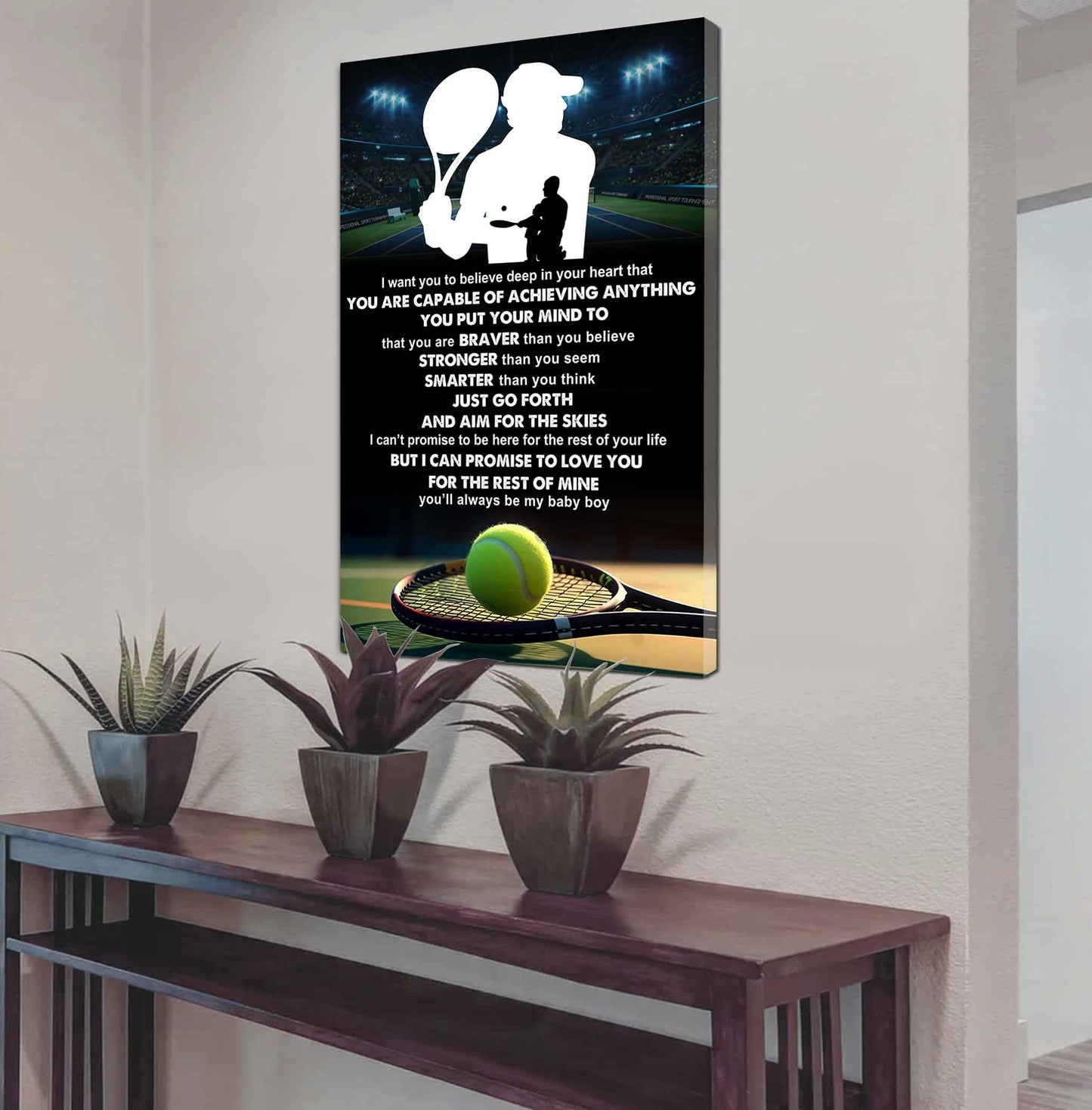 Poster Canvas To My Son You Put Your Mind To That You Are Braver Gift From Dad