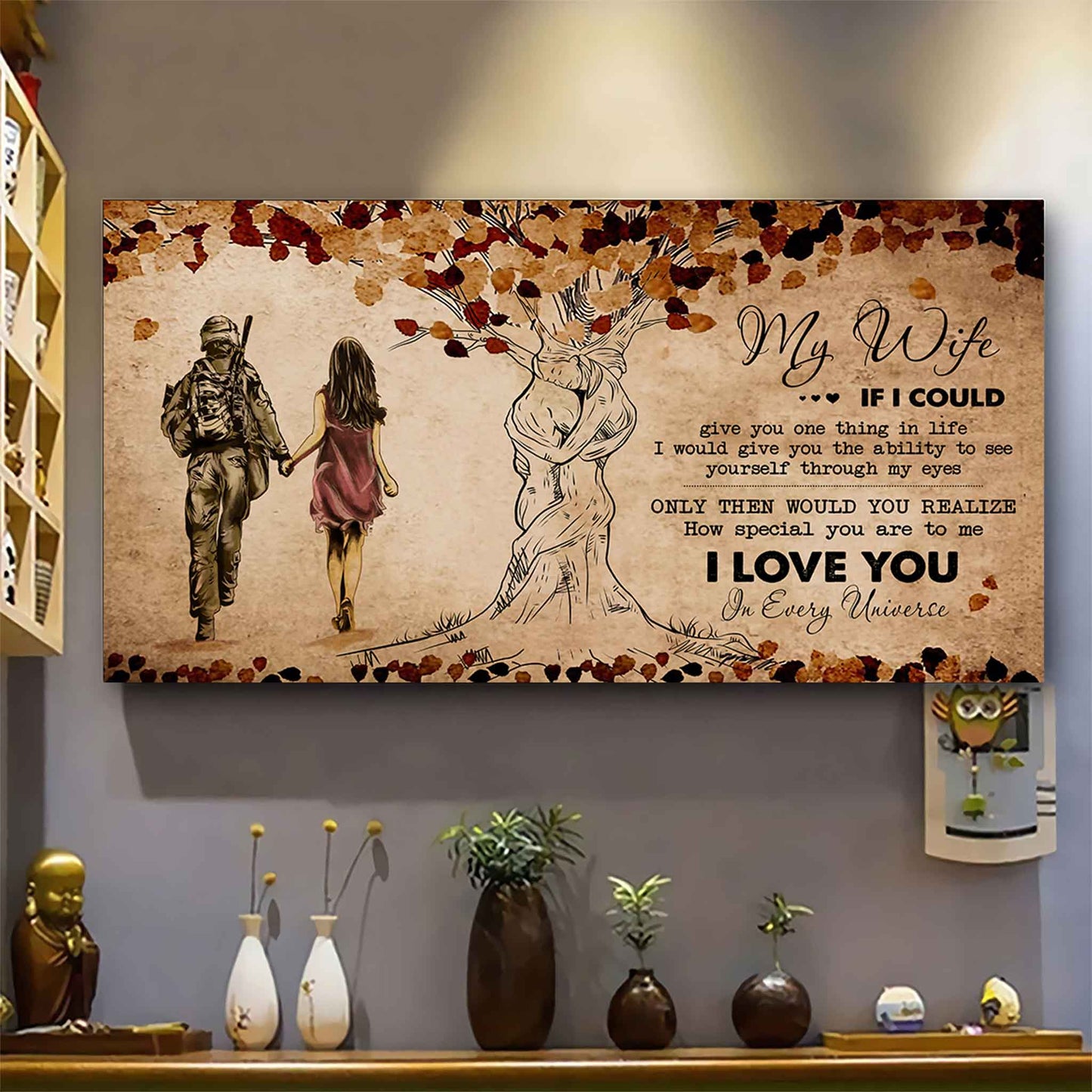 Samurai Poster Canvas To My Wife If I Could Give You One Thing In Life - How Special You Are To Me Gift For Your Wife