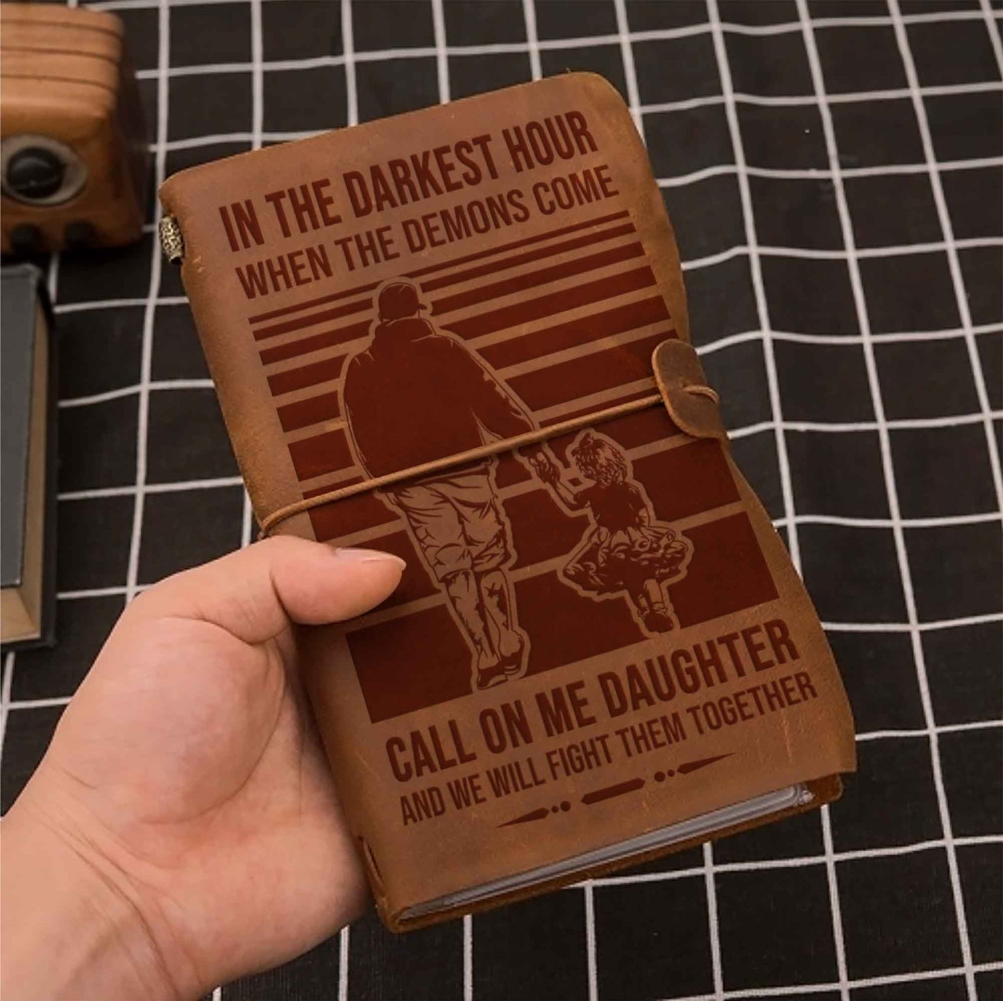 To My Daughter Journal Call On Me Daughter From Dad Gift For Your Daughter