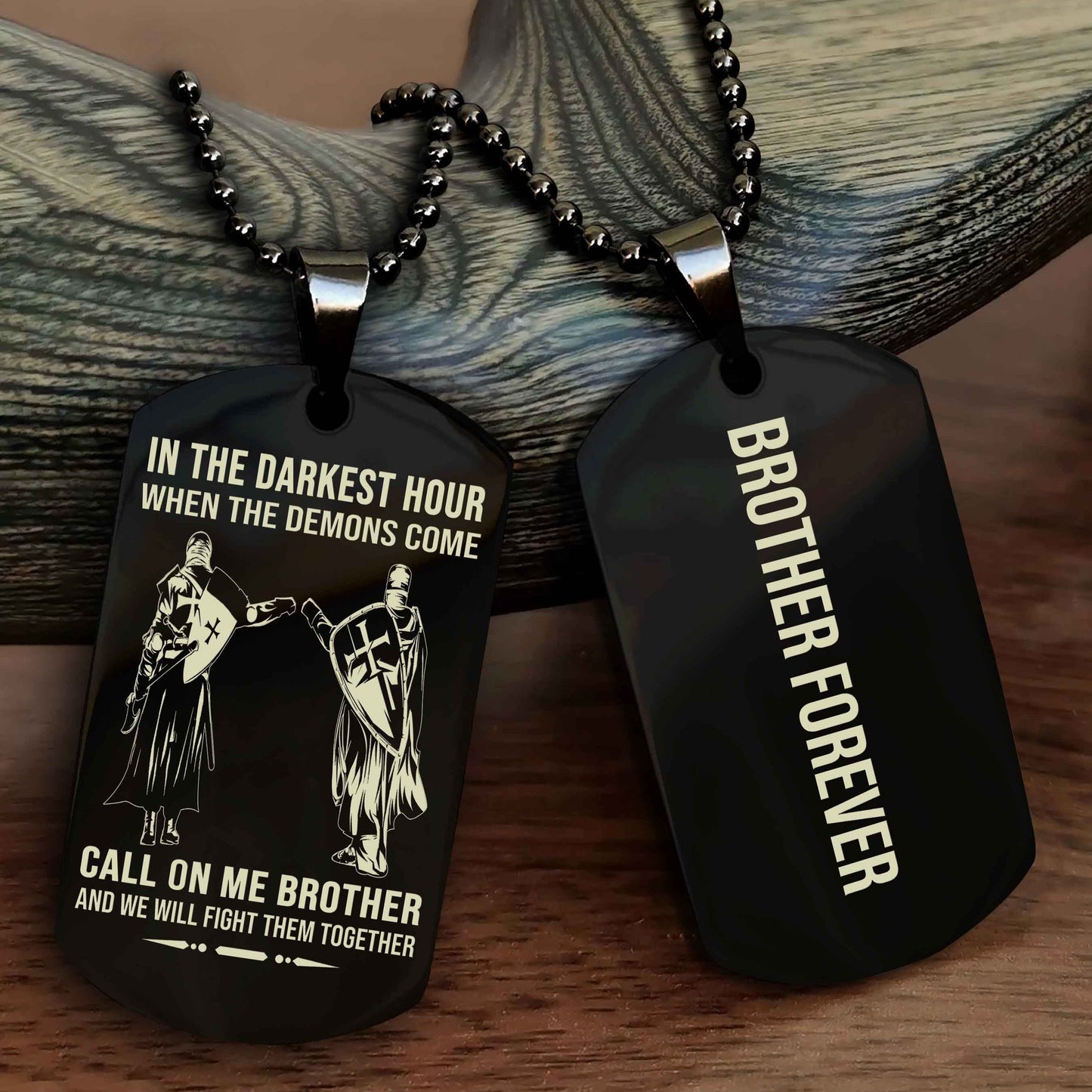 Sport Bike Customizable engraved NAG dog tag double sided gift from brother, brother forevers