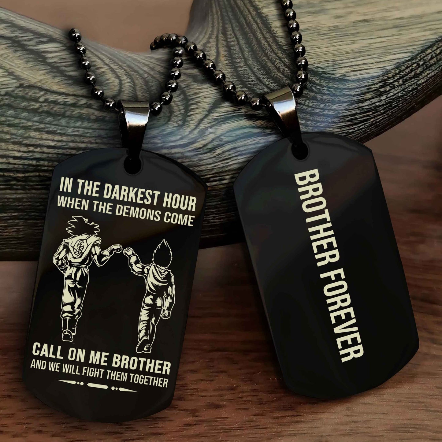 Sport Bike Customizable engraved NAG dog tag double sided gift from brother, brother forevers