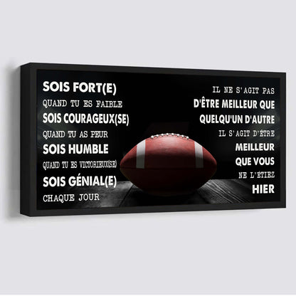 Basket-ball Il ne s'agit pas d'être meilleur que quelqu'un d'autre, il s'agit d'être meilleur que vous ne l'étiez hier.