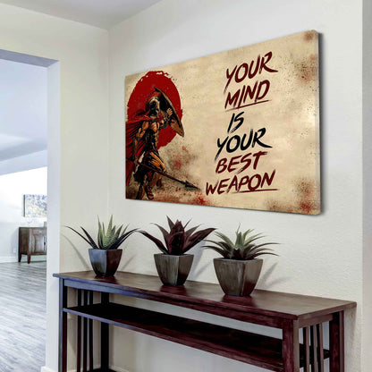 Knight Templar Poster Canvas Your Mind Is Your Best Weapon Best Gift