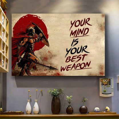 DRB Poster Canvas Your Mind Is Your Best Weapon Best Gift