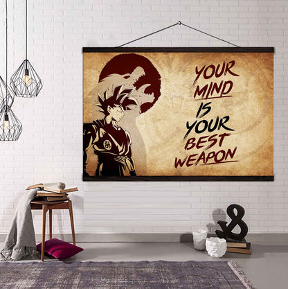 Knight Templar Poster Canvas Your Mind Is Your Best Weapon Best Gift
