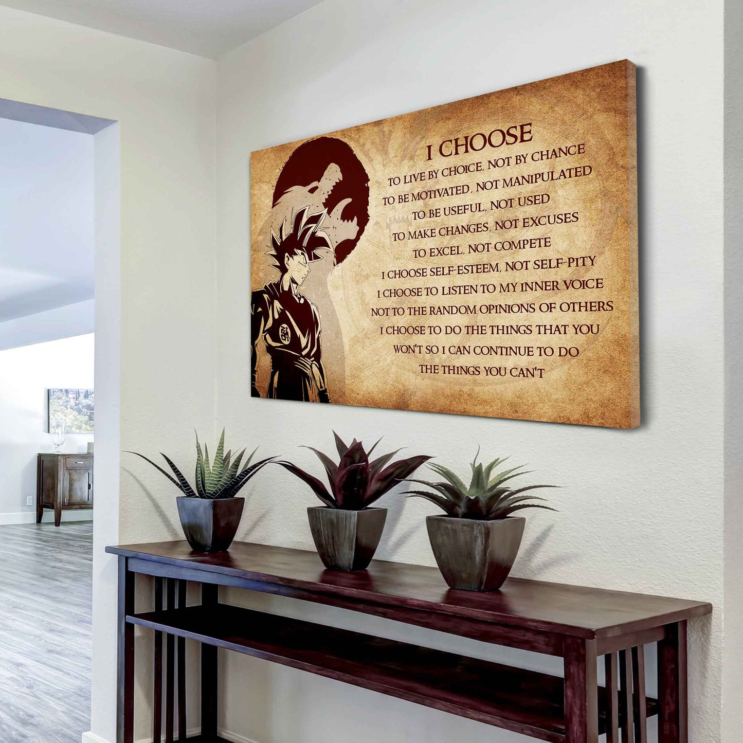 Knight Templar Poster Canvas I Choose To Live By Choice Best Gift With Motivation Quotes