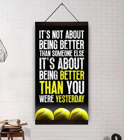 Soccer It is not About Being Better Than Someone Else It is about being better than you were the day before.