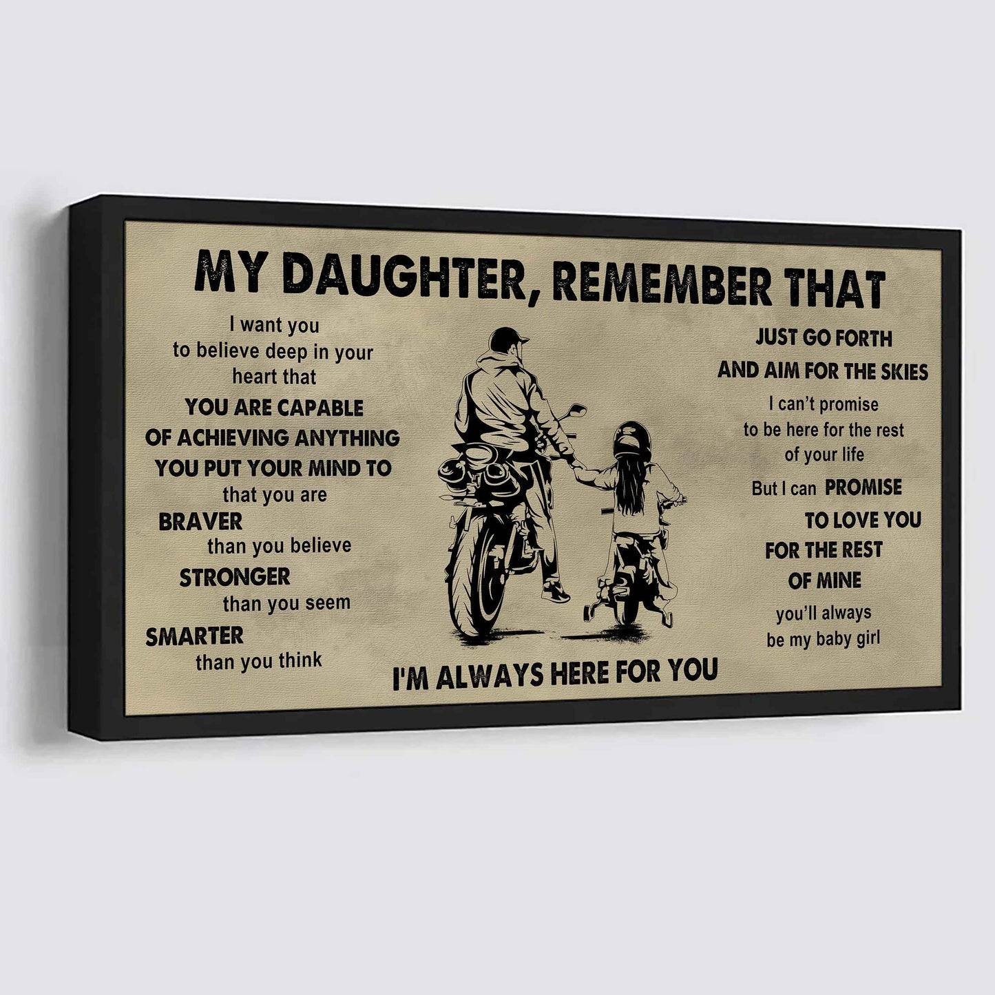 Soldier To My Daughter Remember That Just Go Forth And Aim For The Skies I'm Always Here For You