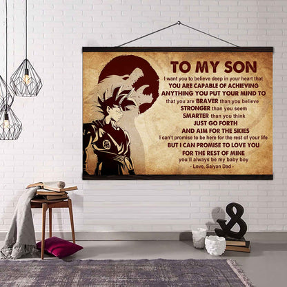 Knight Templar Poster Canvas Just Go Forth And Aim For The Skies From Dad To Son Gift For Your Son