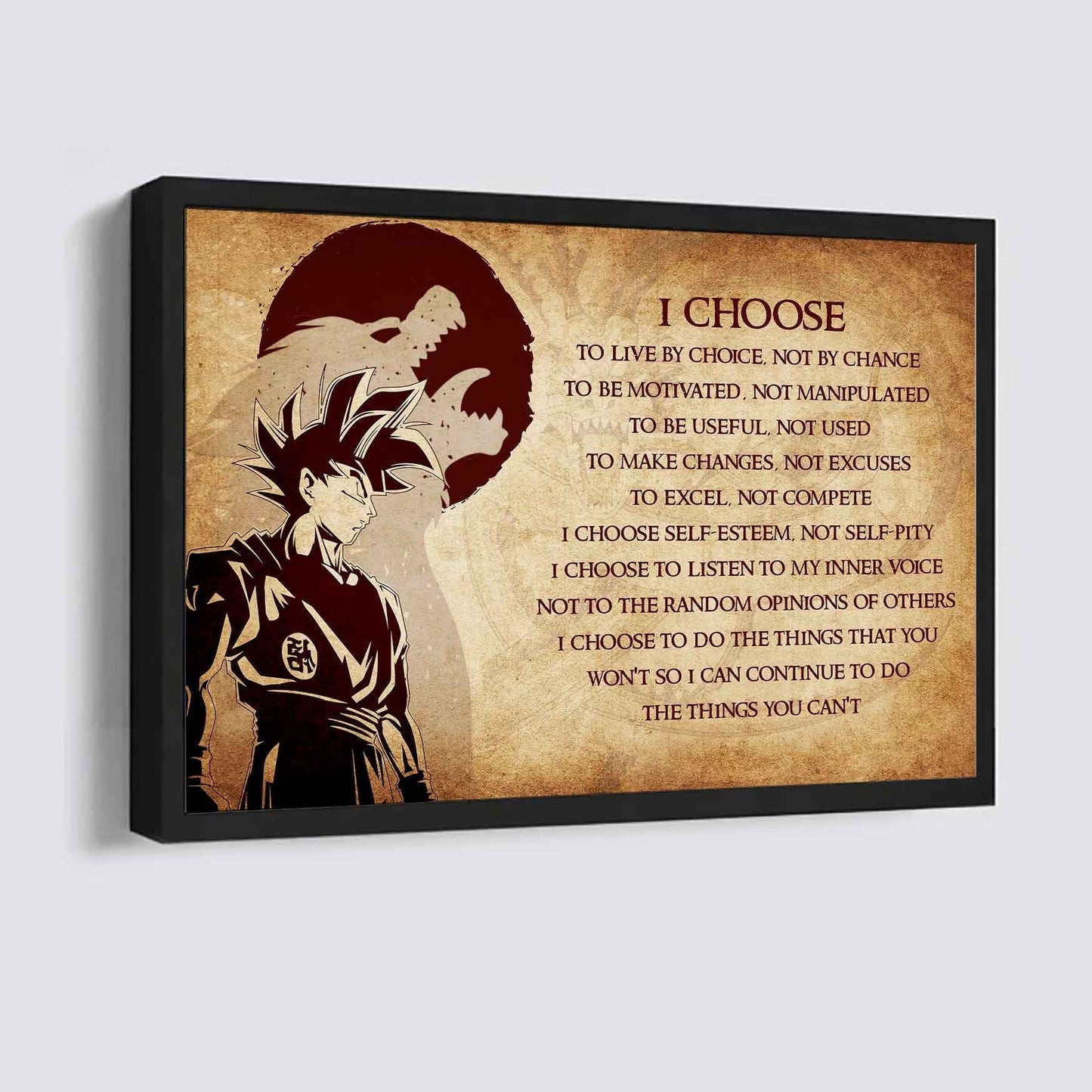Knight Templar Poster Canvas I Choose To Live By Choice Best Gift With Motivation Quotes