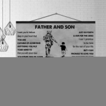 Vikings Father And Son Best Friends For Life - Ver 2 You Will Never Lose Poster Canvas Gift For Son From Father