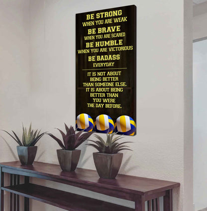 American Football-Be Strong-It is not About Being Better Than Someone Else It is about being better than you were the day before.