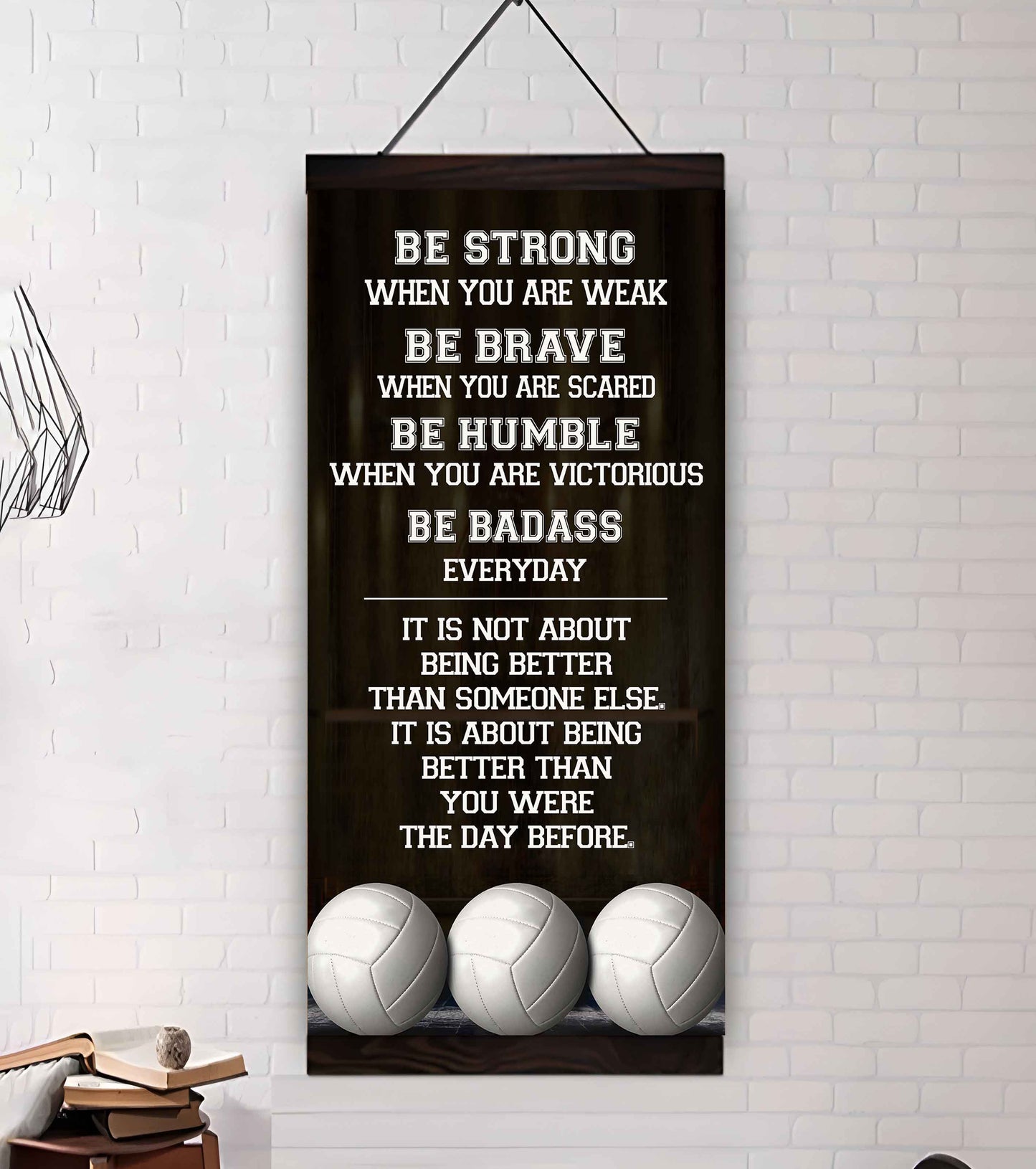 American Football-Be Strong-It is not About Being Better Than Someone Else It is about being better than you were the day before.