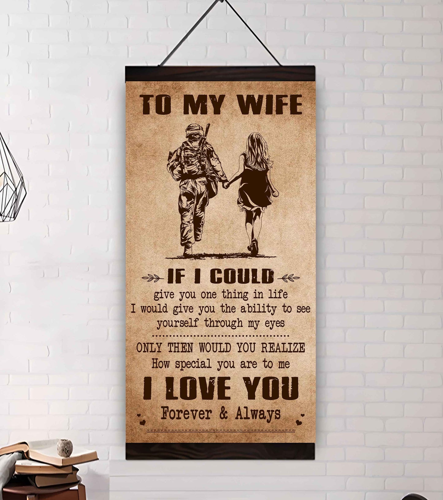 Family Poster Canvas To My Wife If I Could Give You One Thing In Life - How Special You Are To Me Gift For Your Wife