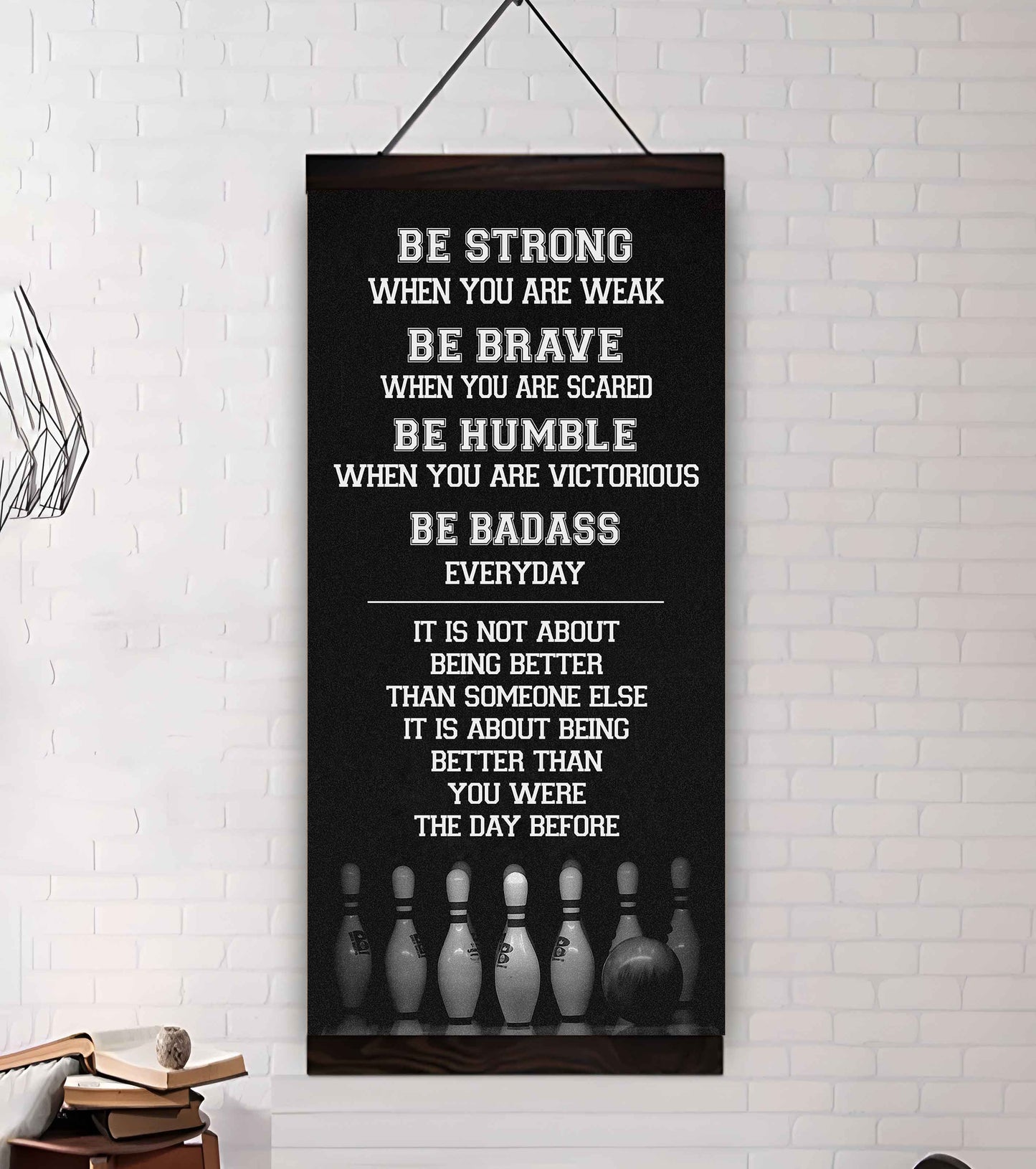 American Football-Be Strong-It is not About Being Better Than Someone Else It is about being better than you were the day before.