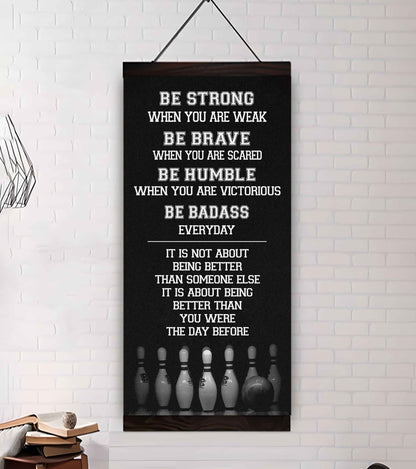 American Football-Be Strong-It is not About Being Better Than Someone Else It is about being better than you were the day before.