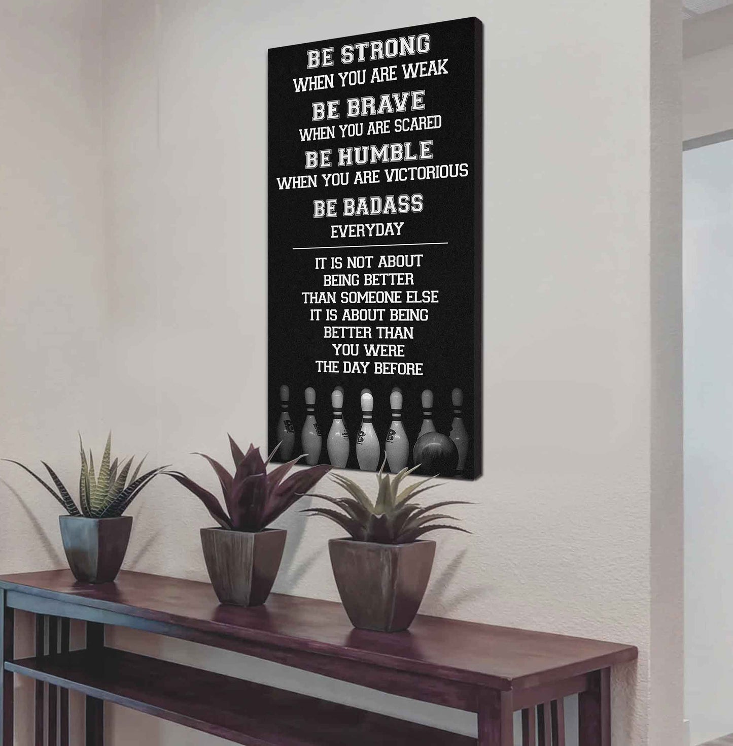 American Football-Be Strong-It is not About Being Better Than Someone Else It is about being better than you were the day before.
