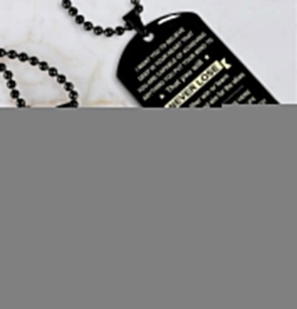 Basketball ANY Personalized Double Sided Dog Tag Father And Son Best Friends For Life - Message on the back side