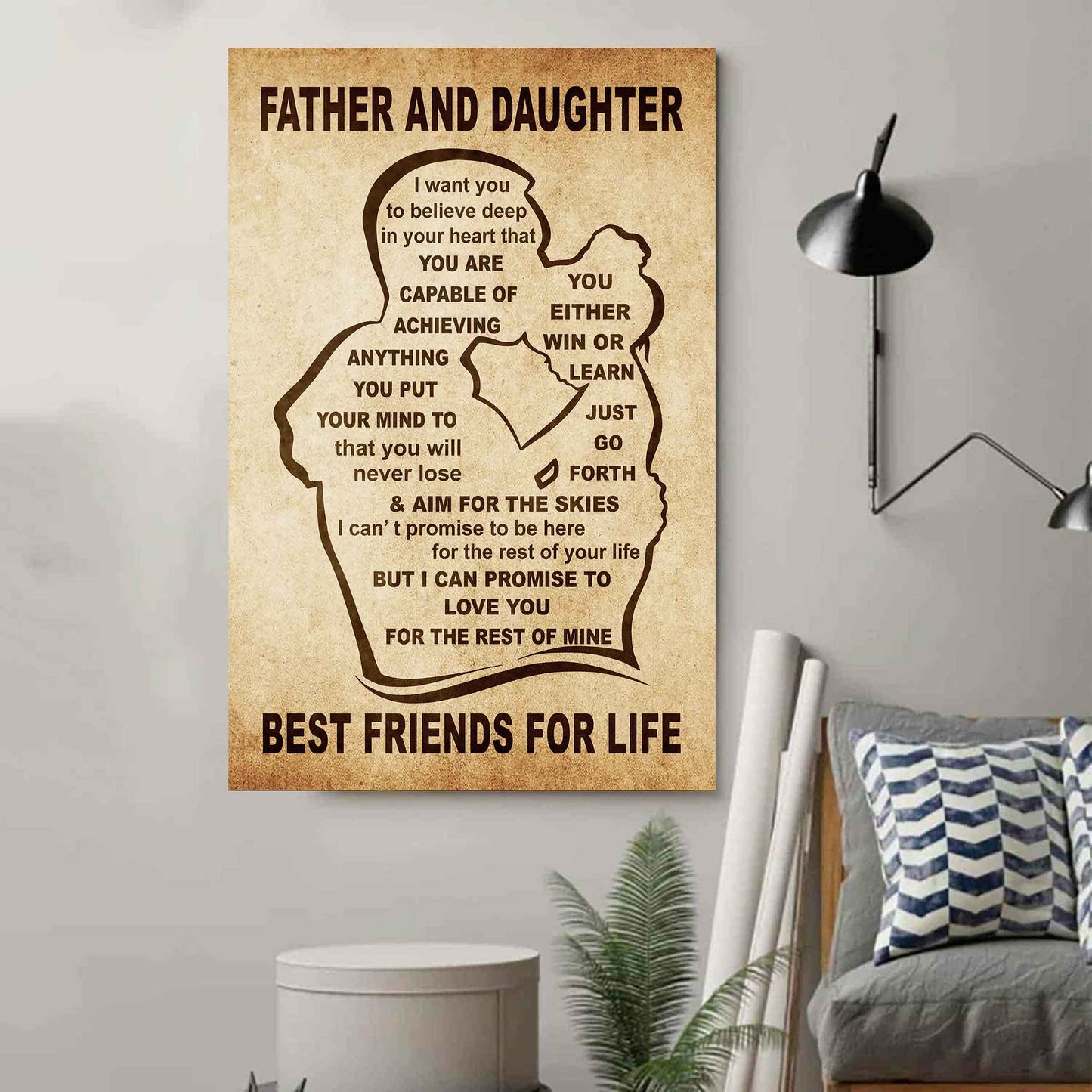 Personalized Family Poster Canvas You Will Never Lose You Either Win Or Learn To My Son Gift From Dad Gift For Your Son