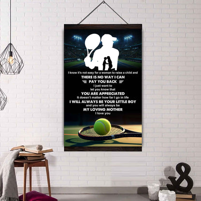 Poster Child Canvas To My Mom I Know It's Not Easy - I Will Always Be Your Little Boy Gift From Son