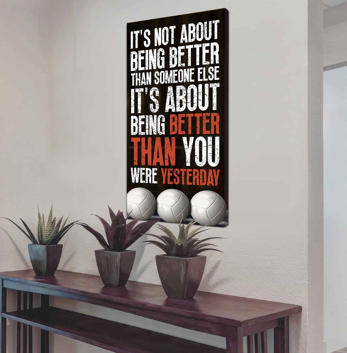 American Football-It is not About Being Better Than Someone Else It is about being better than you were the day before.