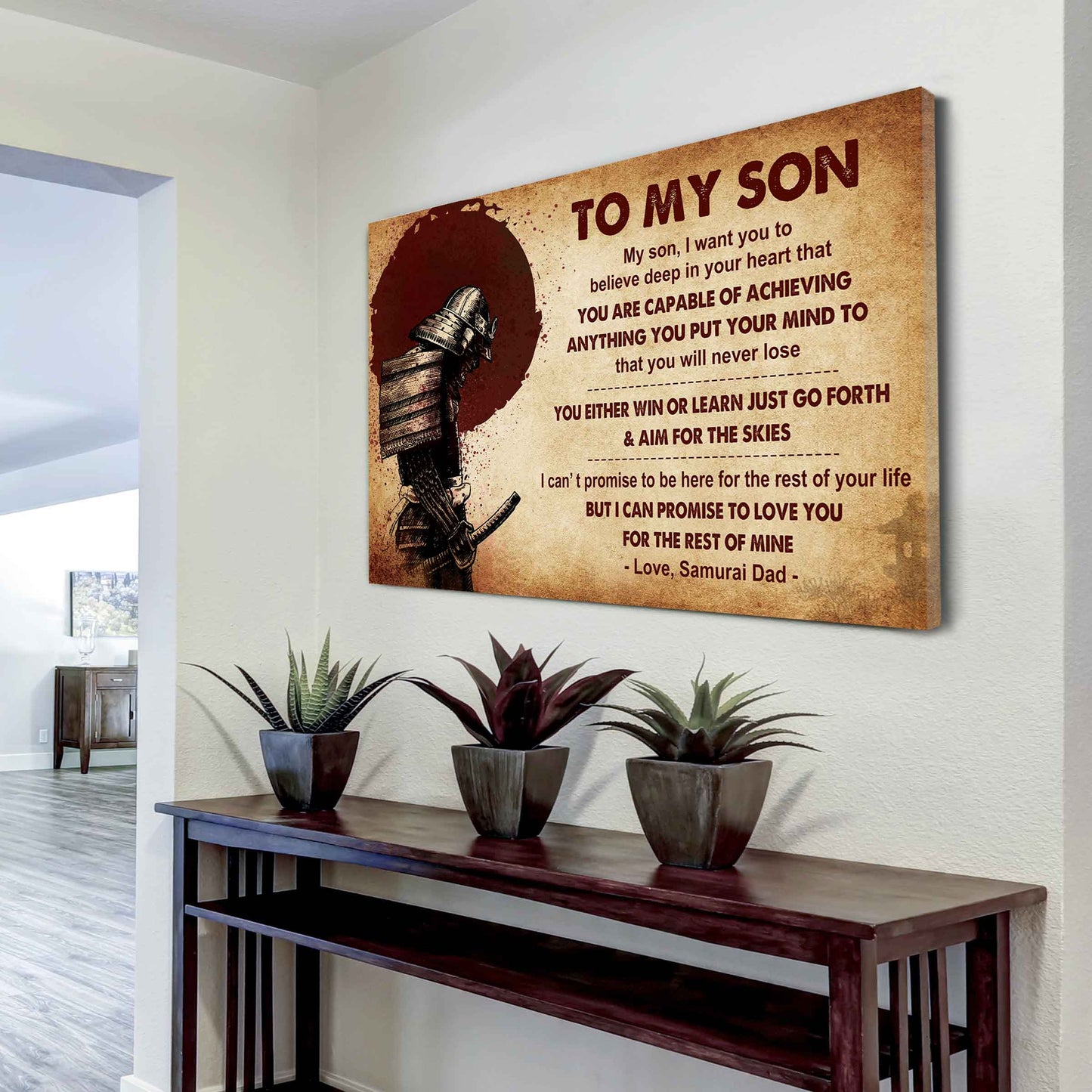 Knight Templar Poster Canvas You Will Never Lose You Either Win Or Learn From Dad To Son