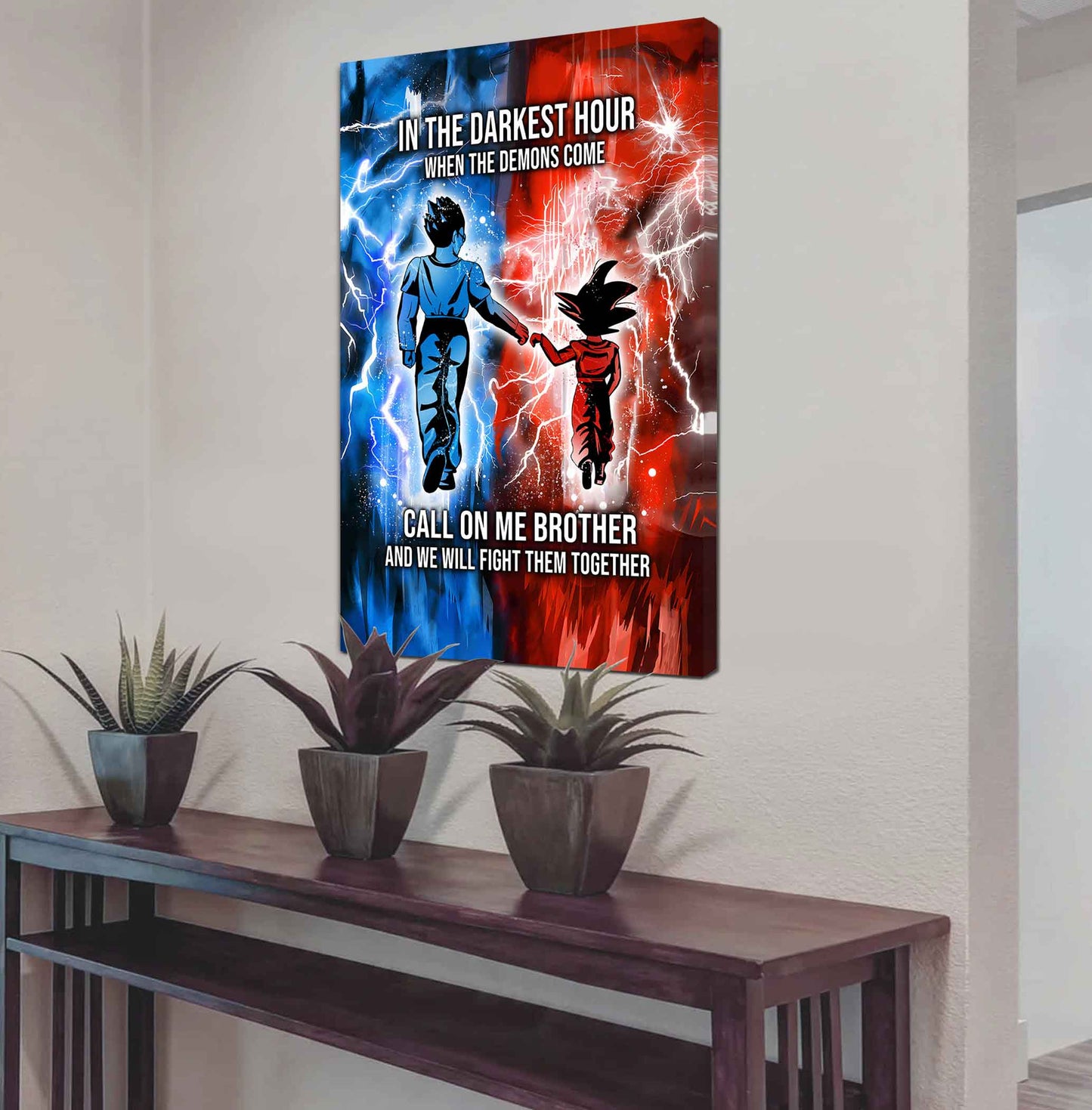 DRB Canvas Wall Art Call On Me Brother And We Will Fight Them Together Gift For Your Friend