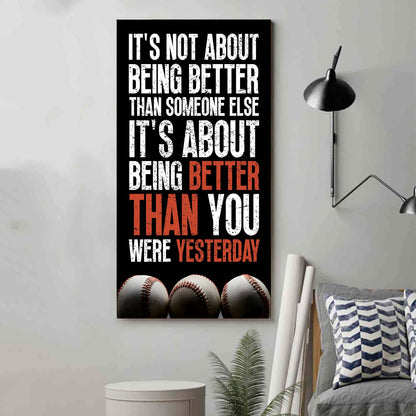 American Football-It is not About Being Better Than Someone Else It is about being better than you were the day before.
