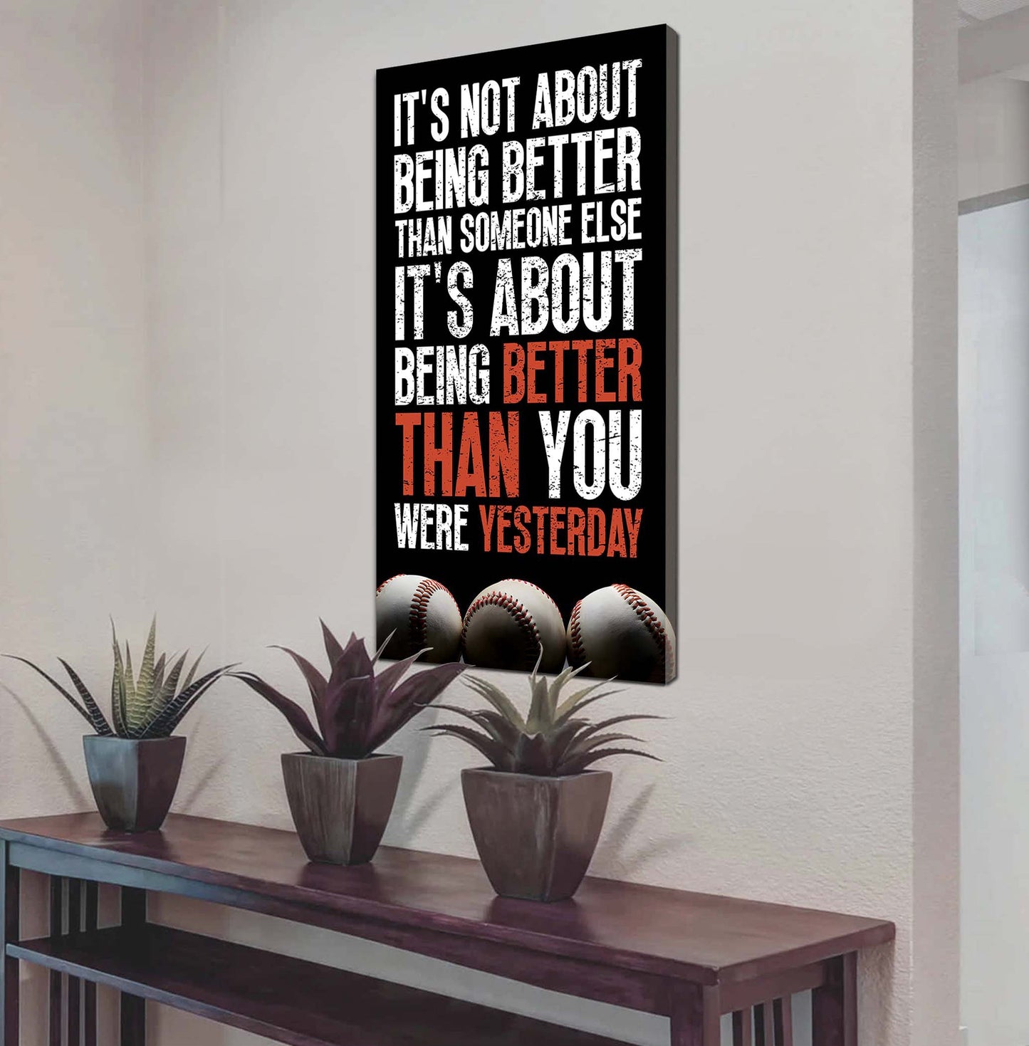 American Football-It is not About Being Better Than Someone Else It is about being better than you were the day before.