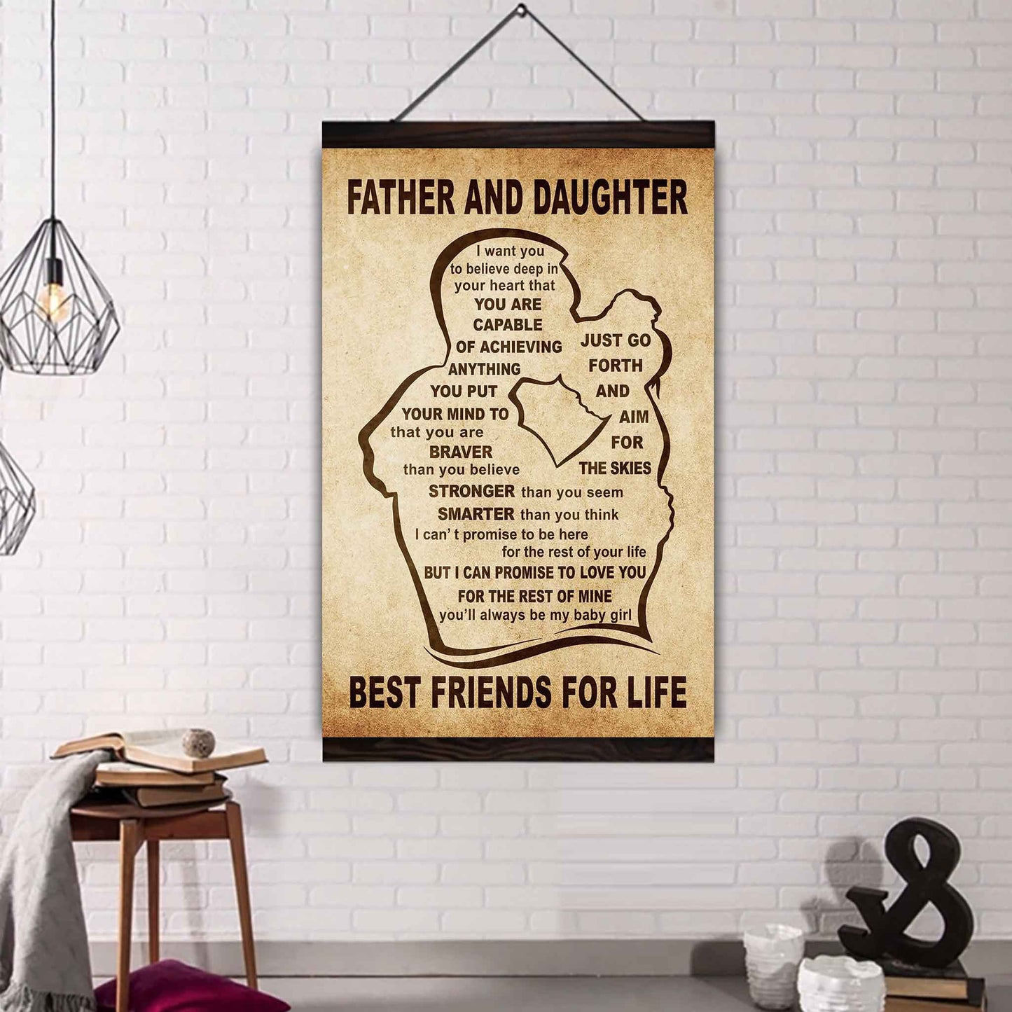 Personalized Family Poster Canvas That You Are Braver Than You Believe To My Son Gift From Dad Gift For Your Son