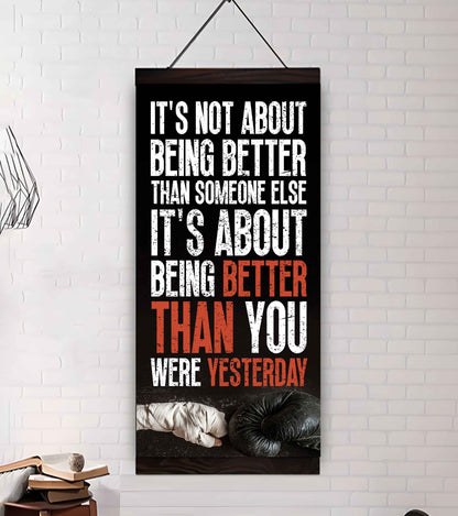 Basketball-It is not About Being Better Than Someone Else It is about being better than you were the day before.