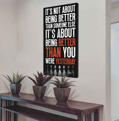 American Football-It is not About Being Better Than Someone Else It is about being better than you were the day before.